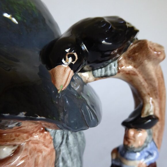 VINTAGE 1954 ROYAL DOULTON ENGLAND TOBY JUG RIP VAN WINKLE PORCELAIN PITCHER - Picture 12 of 14